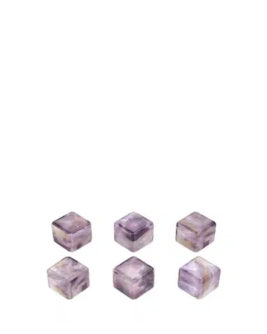 Anna New York Amethyst Cubes, Set of 6 | Thumbnail 1