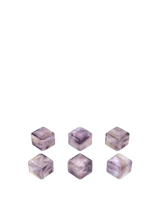 ANNA New York Amethyst Cubes, Set of 6