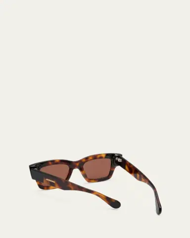 Jacquemus Les Lunettes Baci Square Acetate Sunglasses | Thumbnail 2
