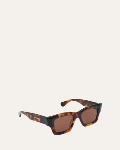 Jacquemus Les Lunettes Baci Square Acetate Sunglasses | Thumbnail 3