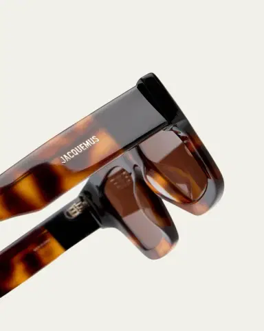 Jacquemus Les Lunettes Baci Square Acetate Sunglasses | Thumbnail 4