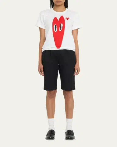 CDG Play Heart Logo Short-Sleeve T-Shirt | Thumbnail 2
