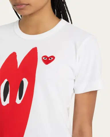 CDG Play Heart Logo Short-Sleeve T-Shirt | Thumbnail 5