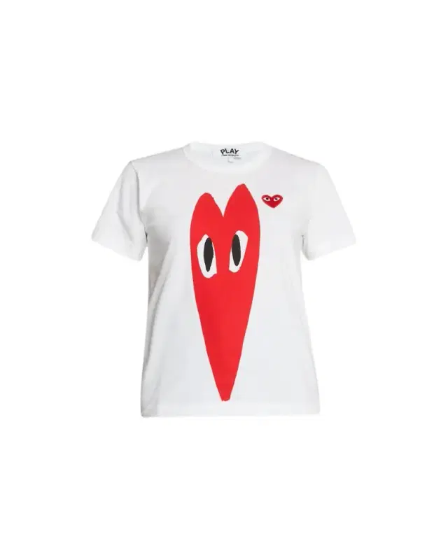 CDG Play Heart Logo Short-Sleeve T-Shirt