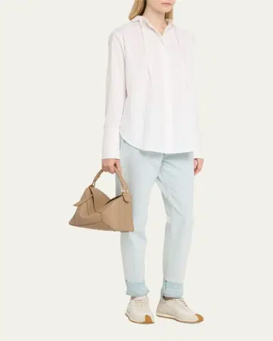 Loewe Puzzle Edge Medium Top-Handle Bag in Soft Grained Leather | Thumbnail 5 Loewe Puzzle Edge Medium Top-Handle Bag in Soft Grained Leather | Thumbnail 5