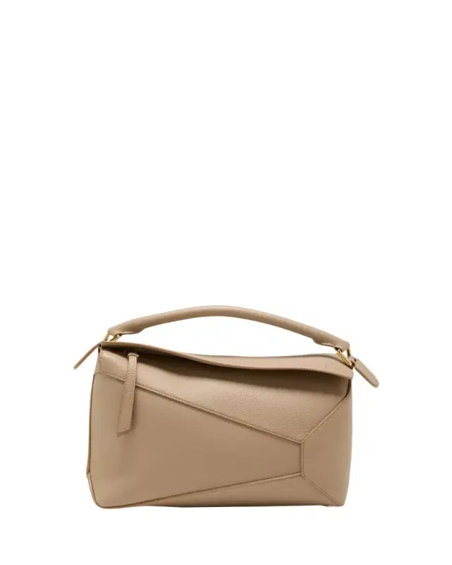 Loewe Puzzle Edge Medium Top-Handle Bag in Soft Grained Leather