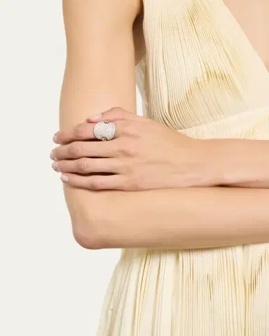 Pomellato Sabbia 18k White Gold and Diamond Ring | Thumbnail 2