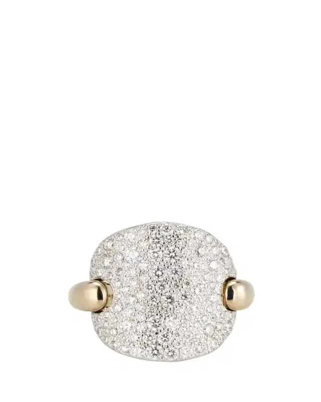 Pomellato Sabbia 18k White Gold and Diamond Ring