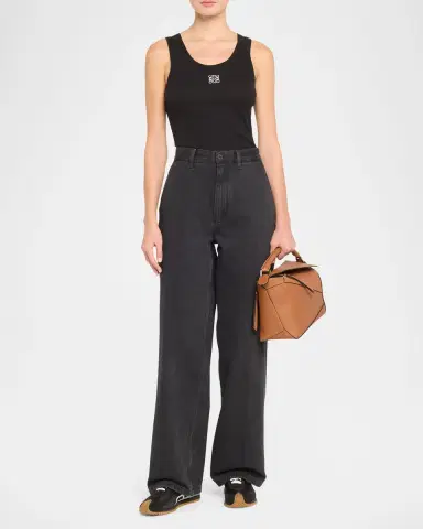 Loewe Puzzle Edge Medium Top-Handle Bag in Grained Leather | Thumbnail 18 Loewe Puzzle Edge Medium Top-Handle Bag in Grained Leather | Thumbnail 18