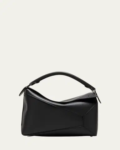Loewe Puzzle Edge Medium Top-Handle Bag in Grained Leather | Thumbnail 5 Loewe Puzzle Edge Medium Top-Handle Bag in Grained Leather | Thumbnail 5