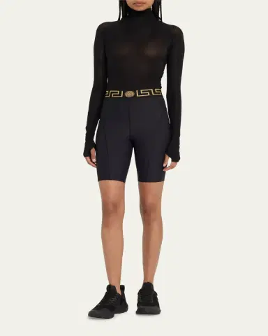 Versace Greca Bike Shorts | Thumbnail 2 Versace Greca Bike Shorts | Thumbnail 2