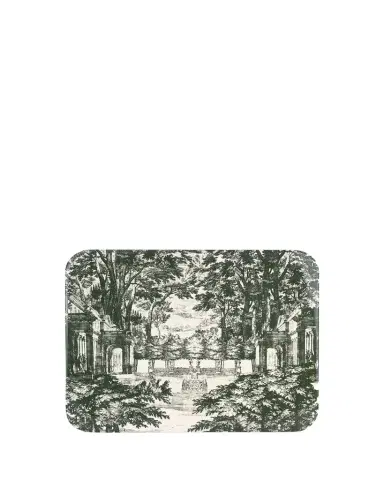 Fornasetti Tray 48X60cm - Giardino Settecentesco Green | Thumbnail 1