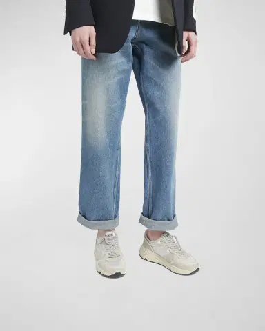 Golden Goose Star Nylon Leather Running Sneakers | Thumbnail 2 Golden Goose Star Nylon Leather Running Sneakers | Thumbnail 2