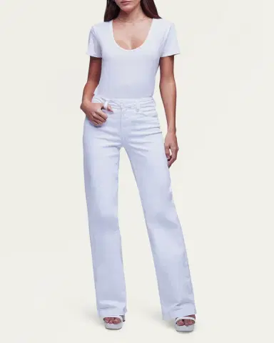 L'Agence Clayton High Rise Wide-Leg Jeans | Thumbnail 2