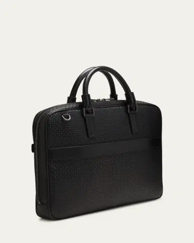 Serapian Men's Extra Slim Stepan Briefcase | Thumbnail 3 Serapian Men's Extra Slim Stepan Briefcase | Thumbnail 3