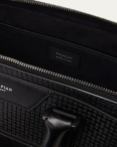 Serapian Men's Extra Slim Stepan Briefcase | Thumbnail 4 Serapian Men's Extra Slim Stepan Briefcase | Thumbnail 4