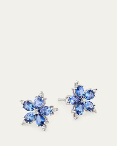 Paul Morelli Small Stellanise Blue Sapphire & Diamond Stud Earrings | Thumbnail 3 Paul Morelli Small Stellanise Blue Sapphire & Diamond Stud Earrings | Thumbnail 3