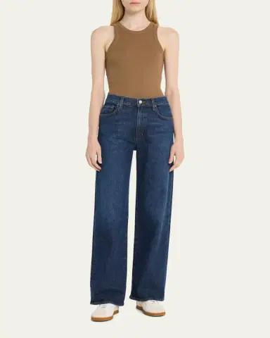 AGOLDE Harper Mid-Rise Wide-Leg Jeans | Thumbnail 2