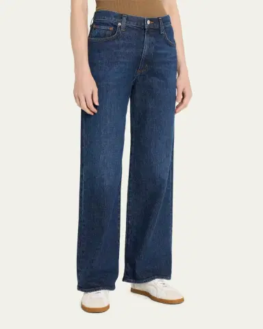 AGOLDE Harper Mid-Rise Wide-Leg Jeans | Thumbnail 4