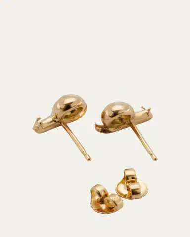Brent Neale 18K Yellow Gold Snail Stud Earrings | Thumbnail 4