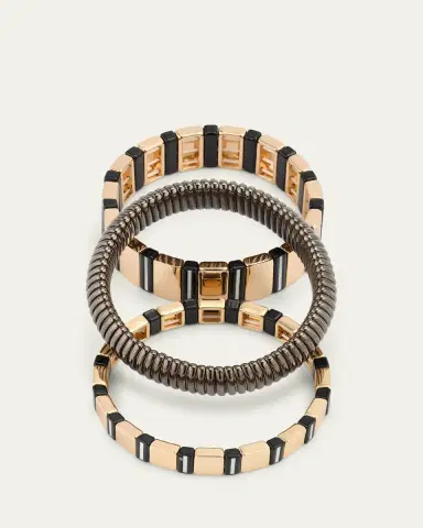 ben-amun The New York Stack Cobra Bracelets, Set of 3 | Thumbnail 3 ben-amun The New York Stack Cobra Bracelets, Set of 3 | Thumbnail 3