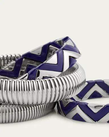 ben-amun The Santorini Stack Cobra Bracelets, Set of 4 | Thumbnail 4 ben-amun The Santorini Stack Cobra Bracelets, Set of 4 | Thumbnail 4