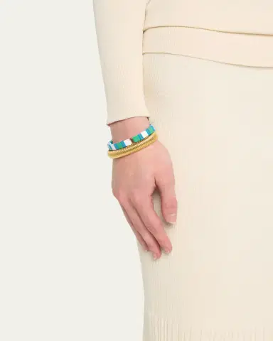 ben-amun The Capri Stack Cobra Bracelets, Set of 2 | Thumbnail 2 ben-amun The Capri Stack Cobra Bracelets, Set of 2 | Thumbnail 2