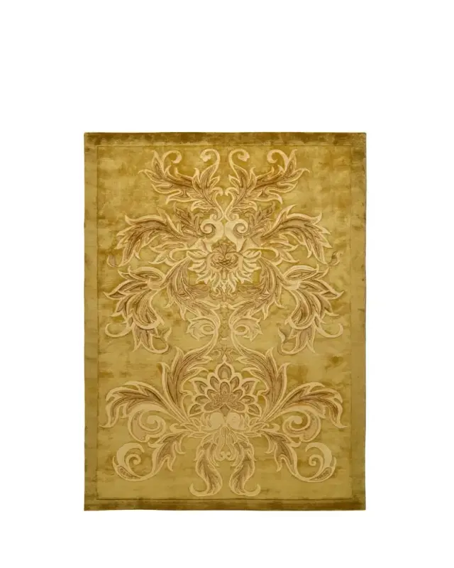 Empress Gold Hand-Knotted Rug, 8' x 10'