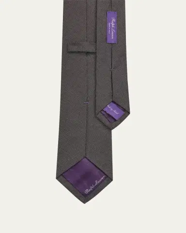 Ralph Lauren Purple Label Men's Micro-Dot Silk Tie | Thumbnail 2