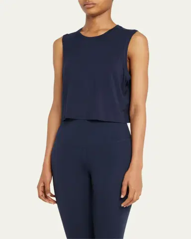 Splits59 Sienna Cropped Jersey Tank | Thumbnail 4