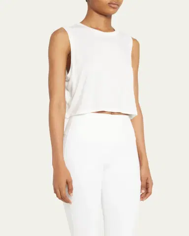 Splits59 Sienna Cropped Jersey Tank | Thumbnail 9