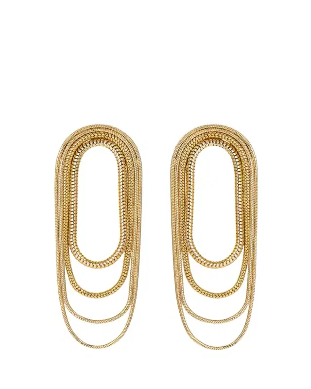 Fernando Jorge 18k Yellow Gold Multi-Chain Earrings