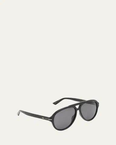 Gucci Men's GG1443Sm Acetate Aviator Sunglasses | Thumbnail 2 Gucci Men's GG1443Sm Acetate Aviator Sunglasses | Thumbnail 2