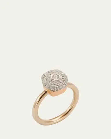 Pomellato Nudo Solitaire 18K Gold Ring with Diamonds | Thumbnail 3