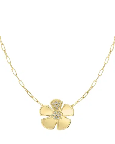 L. Klein 18k Gold Alessia Diamond Pendant Necklace | Thumbnail 1