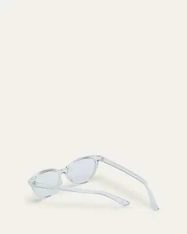 The Book Club The Art of Snore Plastic Cat-Eye Reading Glasses | Thumbnail 2