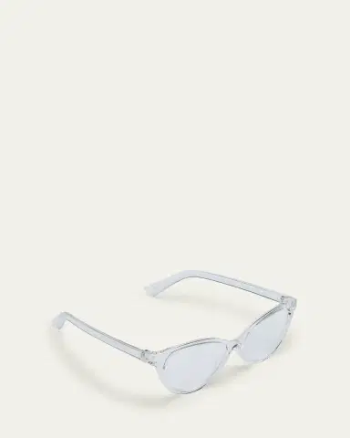 The Book Club The Art of Snore Plastic Cat-Eye Reading Glasses | Thumbnail 3