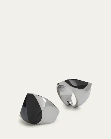 Alexander McQueen Flat Resin Earrings | Thumbnail 3 Alexander McQueen Flat Resin Earrings | Thumbnail 3