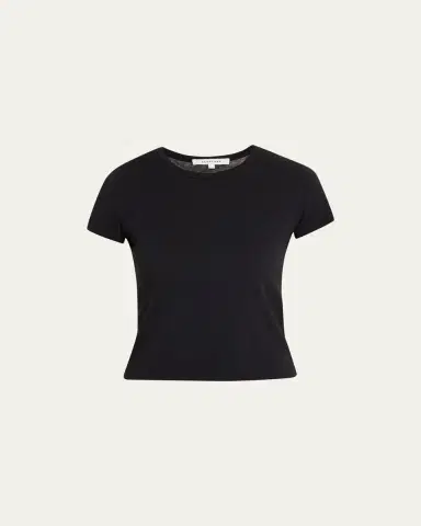 SLVRLAKE Fitted Cropped Baby Tee | Thumbnail 10