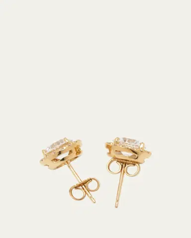 FANTASIA by DESERIO Sterling Silver 1.5ct Pave Stud Earrings | Thumbnail 6 FANTASIA by DESERIO Sterling Silver 1.5ct Pave Stud Earrings | Thumbnail 6