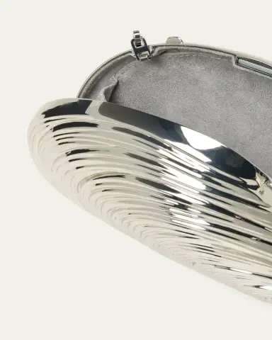 Simkhai Bridget Metal Oyster Shell Clutch Bag | Thumbnail 4 Simkhai Bridget Metal Oyster Shell Clutch Bag | Thumbnail 4