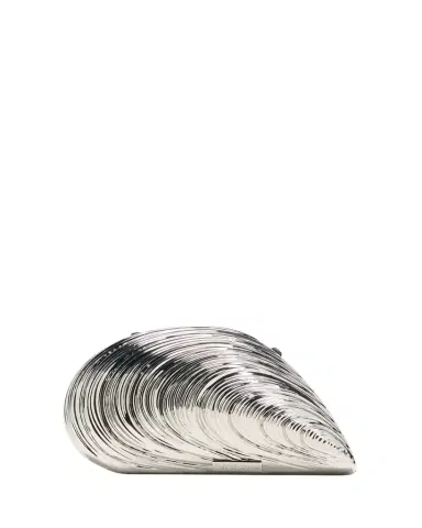 Simkhai Bridget Metal Oyster Shell Clutch Bag | Thumbnail 1 Simkhai Bridget Metal Oyster Shell Clutch Bag | Thumbnail 1
