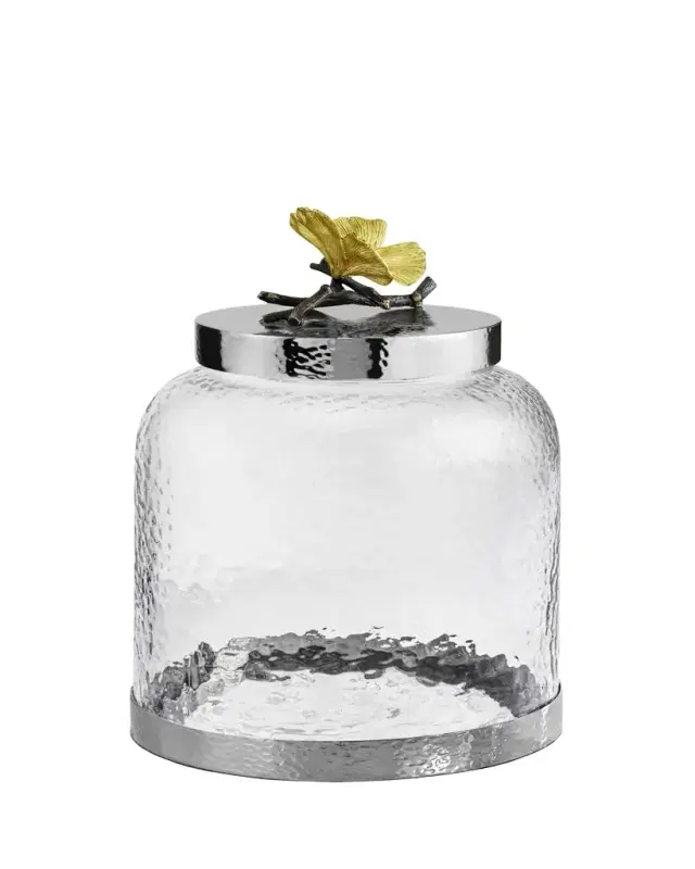 Michael Aram Butterfly Ginkgo Cookie Jar