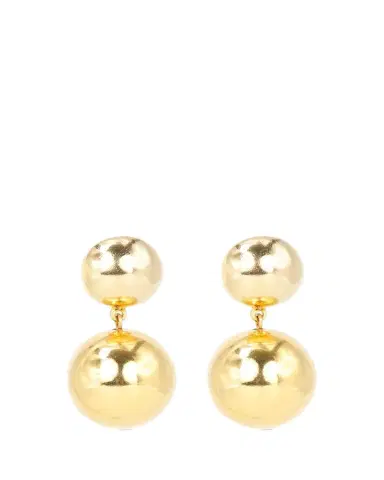 ben-amun Gold Ball Clip-On Earrings | Thumbnail 1