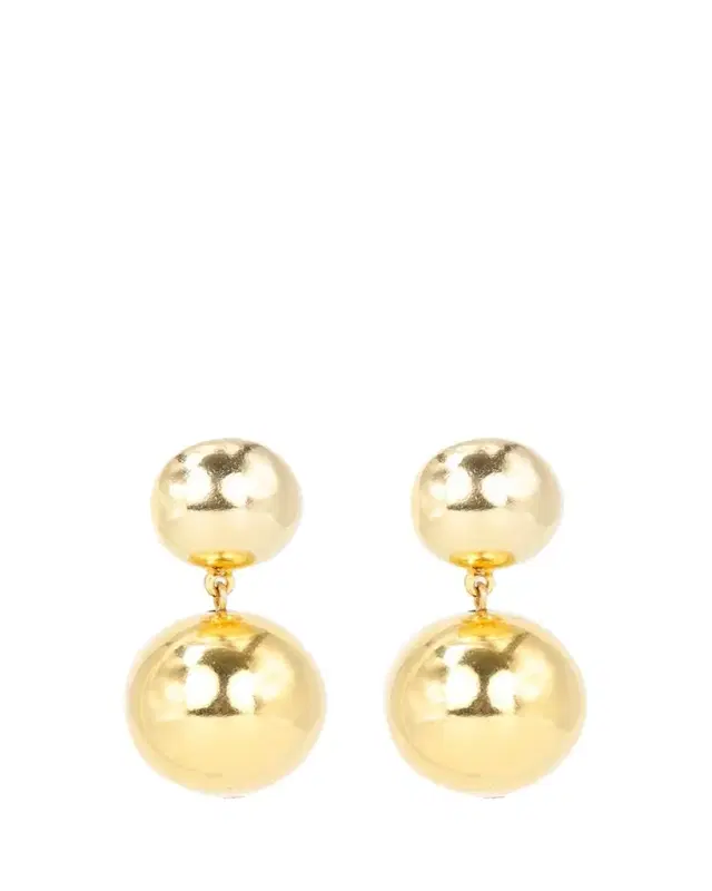 Ben-Amun Gold Ball Clip-On Earrings