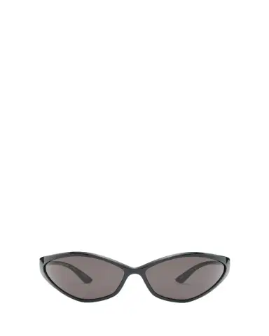 Balenciaga 90s Oval Injected Nylon Wrap Sunglasses | Thumbnail 1
