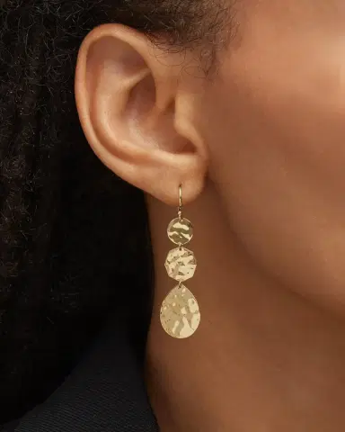 Ippolita Small Crinkle Crazy 8's Earrings in 18K | Thumbnail 5