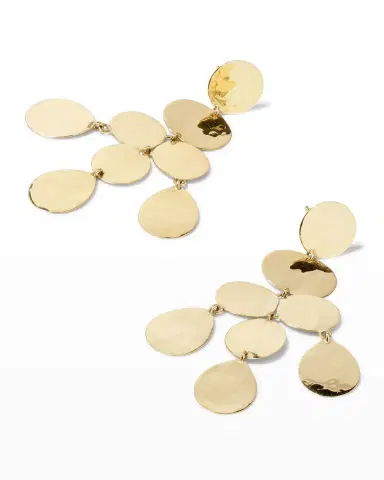 Ippolita Small Crinkle Chandelier Earrings in 18K | Thumbnail 2