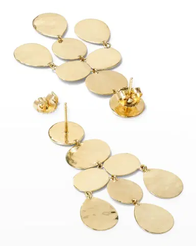 Ippolita Small Crinkle Chandelier Earrings in 18K | Thumbnail 3