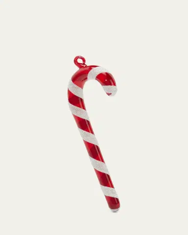 De Carlini Glitter Candy Cane Ornament | Thumbnail 2